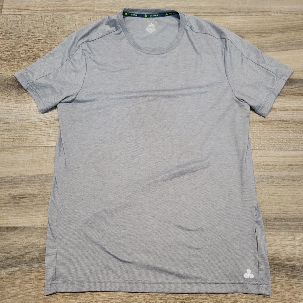 Tek Gear Athletic Short Sleeve T-Shirt Men's Medium Grey